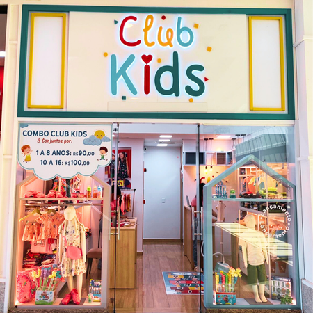 Logo da loja club kids